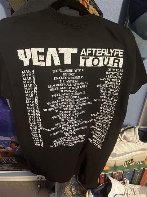 Yeat Yeat Afterlyfe Tour Tee | Grailed