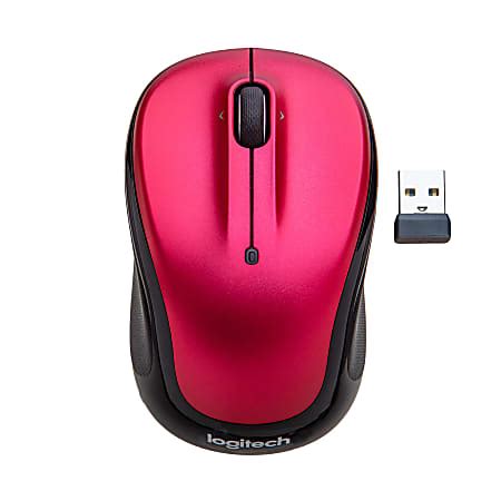 Logitech M325s Wireless Mouse Pink - Office Depot