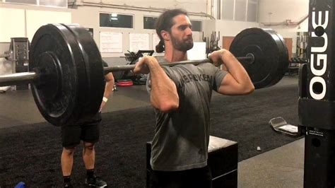 Seth Rollins gets in a final workout before WrestleMania - YouTube