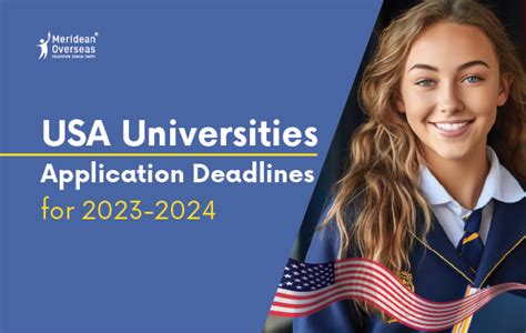 USA Universities Application Deadlines for 2023-2024