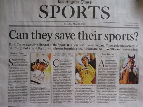 Who Hijacked the L.A. Times Sports Section?