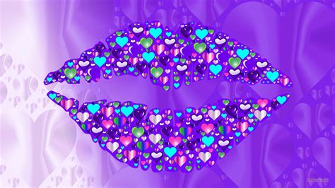 Purple Glitter Hearts Wallpapers - Wallpaper Cave