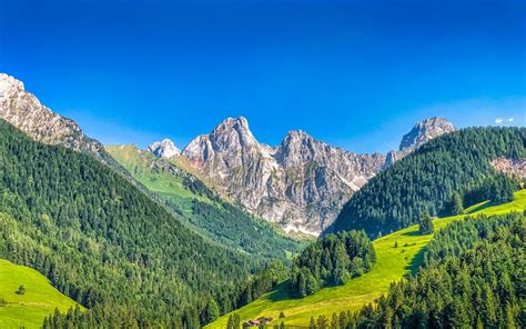 Alps mountains Wallpaper 4K, Mountain range, Summer, Sunny day