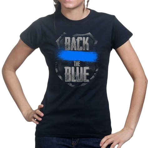 Ladies Back The Blue T-shirt – Forged From Freedom