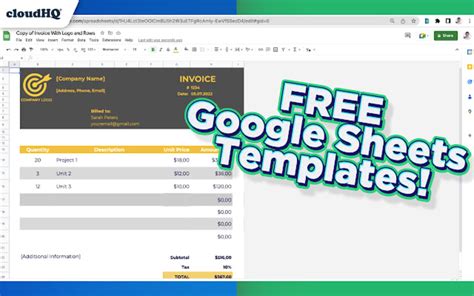 Google Sheets Templates by cloudHQ for Google Chrome - Extension Download