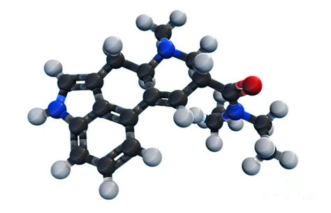 Lsd Molecular Model Photograph by Evan Oto