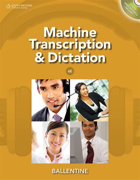 Machine Transcription & Dictation, 6th Edition - 9781111425449 - Cengage