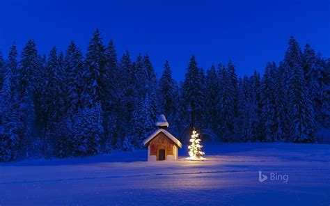 Germany Bavaria Chapel Christmas 2018 Bing Wallpaper Preview | 10wallpaper.com