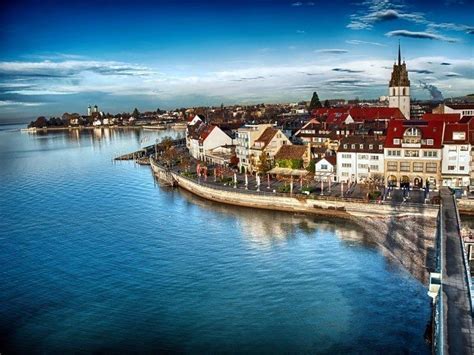 Friedrichshafen lies like a sparkling jewel on the shores of the beautiful Lake Constance in ...