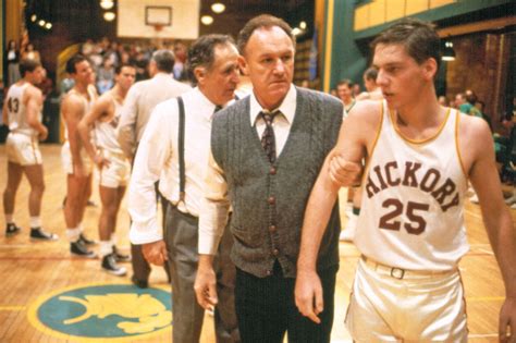 "Hoosiers" movie still, 1987. L to R: Sheb Wooley, Gene Hackman, Steve ...