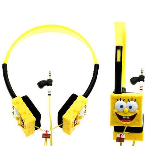 Sponge bob headphones | Spongebob, Headphone fashion, Nickelodeon