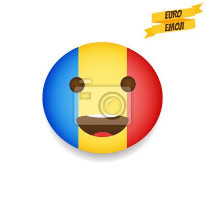 Euro emoji. romania flag emoticon. emoticon sport fan. emoji posters for the wall • posters ...