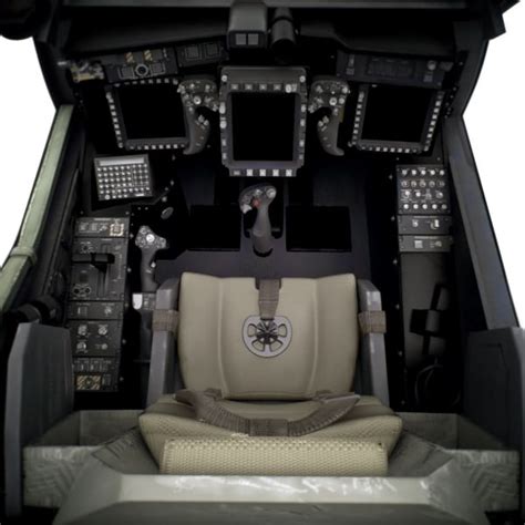 Boeing AH-64D Apache Helicopter Cockpit