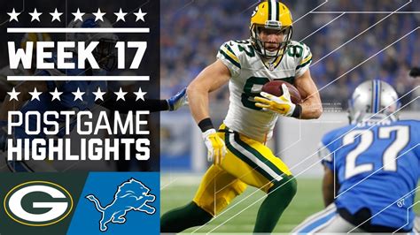 Packers vs. Lions | NFL Week 17 Game Highlights - YouTube