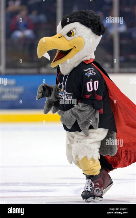 Oct. 28, 2011 - Cleveland, Ohio, U.S - Lake Erie Monsters mascot Sully ...