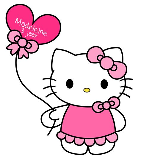 Hello Kitty Clip art - Hello Kitty With Balloons Png png download ...