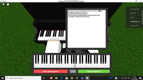 playing coffin dance in roblox piano (EASY)[sheet in desc] - YouTube