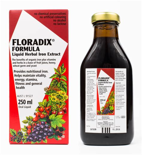 Floradix Liquid Iron and Vitamin Formula 250ml – Lemongingers