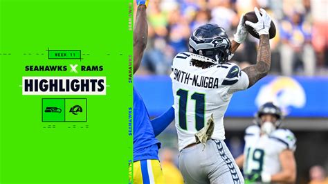 2023 Week 11 Seahawks at Rams Full Highlights