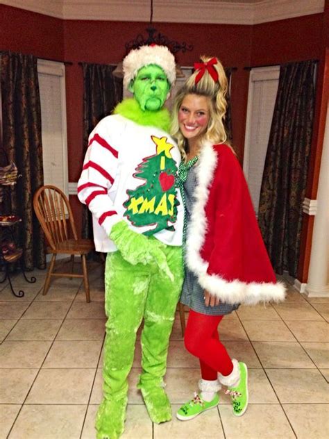 DIY Grinch Cindy Lou Christmas Costume Idea | Grinch costumes, Diy ...