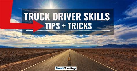 Truck Driver Skills -- Instruction, Tips and Tricks for Professional ...