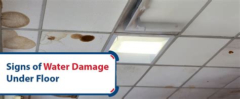 Signs of Water Damage under Floor - Emergency Mitigation Services