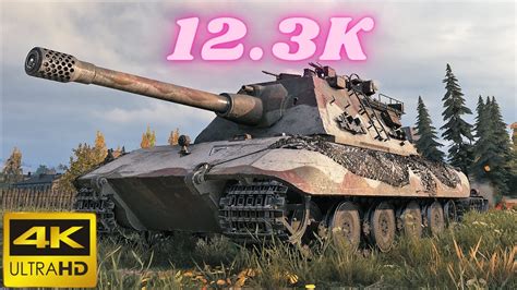 E 100 - 12.3K Damage & Maus World of Tanks Replays ,WOT tank games - YouTube