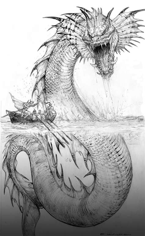 Palladium Fantasy Jormund Serpent by https://www.deviantart.com/chuckwalton on @DeviantArt ...