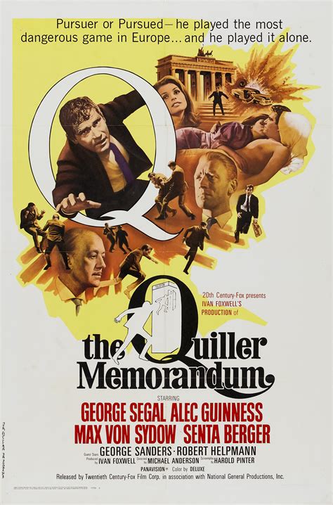 The CinemaScope Cat: The Quiller Memorandum (1966)