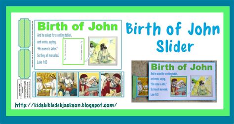 Bible Fun For Kids: Birth of John the Baptist