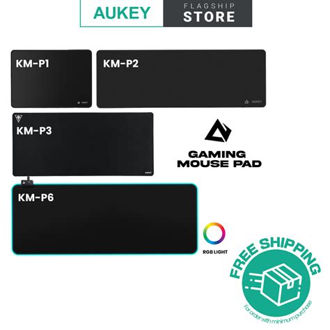 Aukey Gaming Mouse Pad with Smooth Surface, Non-Slip Rubber Base, and ...