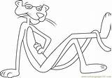 Pink Panther Cartoon Coloring Pages sketch template