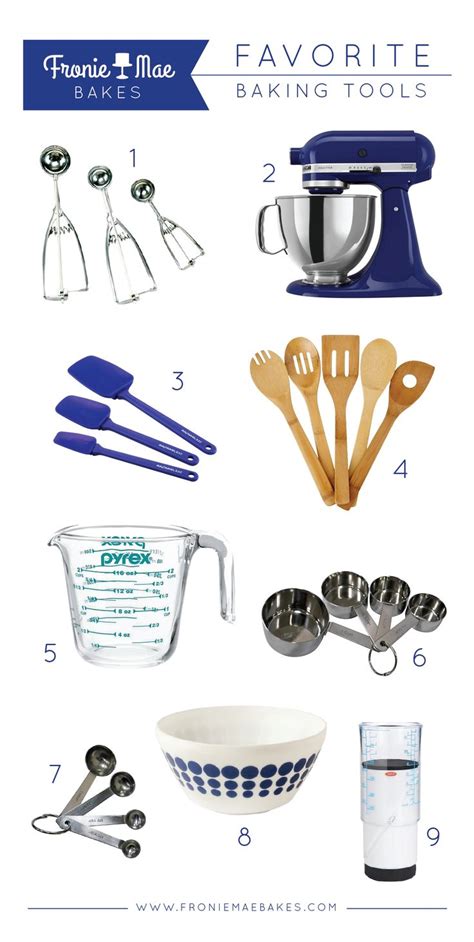 Favorite Must Have Baking Tools by Fronie Mae Bakes | Baking tools, Baking utensils, Kitchen ...