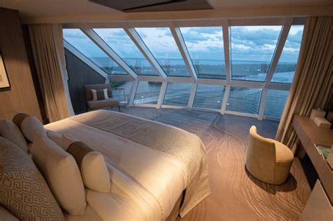 Celebrity Edge cruise ship suites and cabins in photos