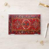 Antique Persian Turkish Carpet, Red HP Laptop Skin | Zazzle