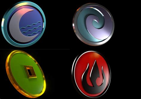 ArtStation - Avatar the last air bender nation Symbols, John Wright