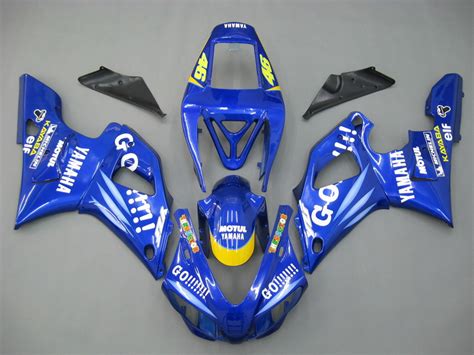 Amotopart Fairings Yamaha YZF-R1 Black R1 Racing (1998-1999) Customs Fairing - MotorGenic