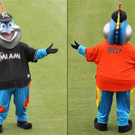 This is Billy the Marlin, the new mascot for the Florida Miami Marlins ...