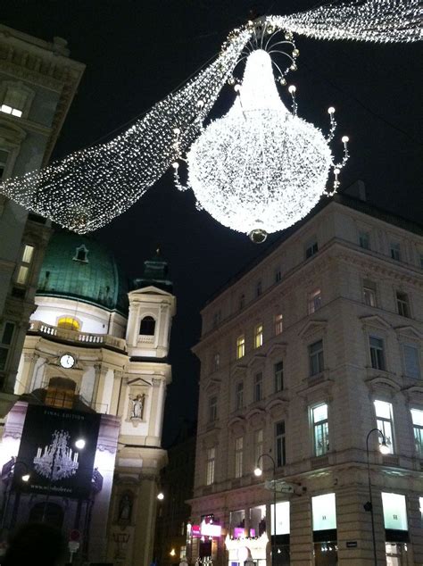 Christmas lights on the streets of Vienna, Austria | Christmas lights ...