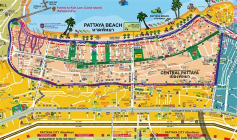 Overall Tourist map for pattaya! - Pattaya Unplugged