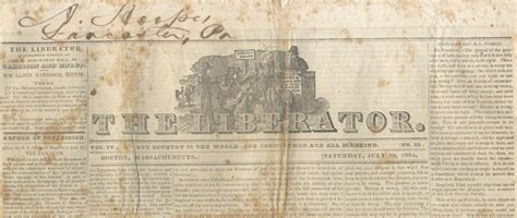 Lot Detail - The Liberator (1831-1865) was an abolitionist newspaper founded by William Lloyd ...