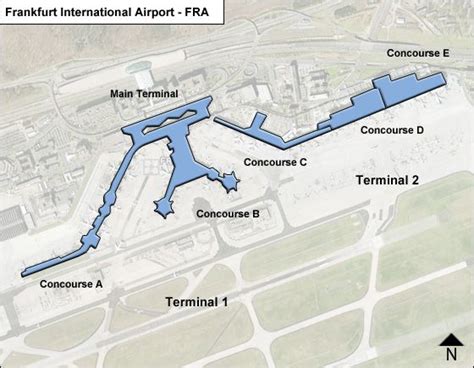 Frankfurt Airport Map - Free Printable Maps