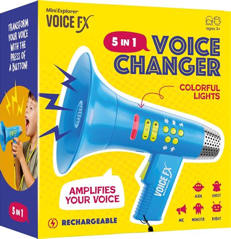 Amazon.com: Mini Explorer Voice Changer for Kids - Voice Changing Device for Boys & Girls Ages 3 ...