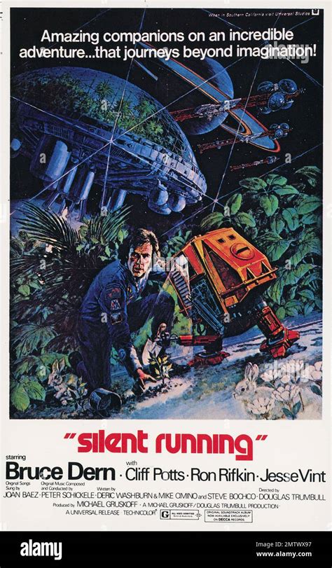 Silent Running Year : 1972 USA Director : Douglas Trumbull American poster Stock Photo - Alamy