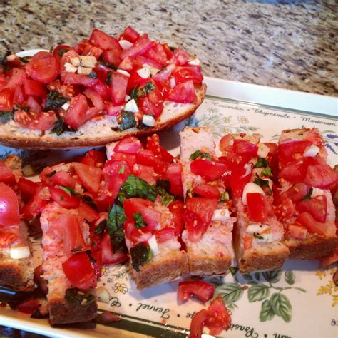 Baked Bruschetta Bread - Zest