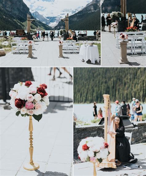 Intimate Chateau Lake Louise wedding & Moraine Lake Portraits