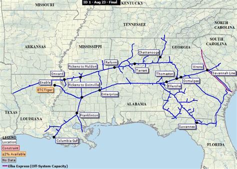 Louisiana Natural Gas Pipeline Map | Images and Photos finder