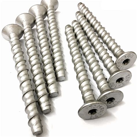 8 x 75mm Multi-Fix Masonry Concrete Anchor Bolts - Countersunk Head