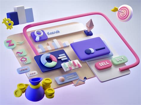 3D UI illustration by zahrahoseinzadeh on Dribbble