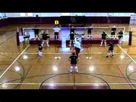 Volleyball Defense Drill - YouTube